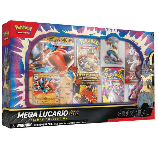 TCG Pokémon Mega Lucario ex Figure Collection Inglés