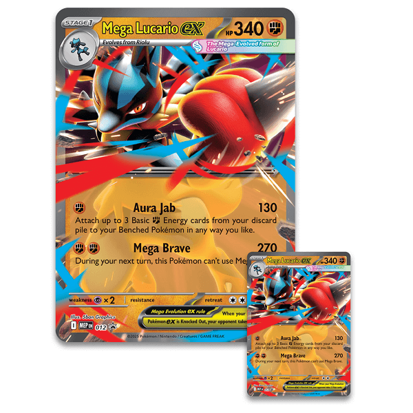 TCG Pokémon Mega Lucario ex Figure Collection Inglés