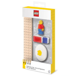 Lego set escolar Lego Education Set Escolar de Lapiz Grafito Goma de Borrar y Sacapuntas