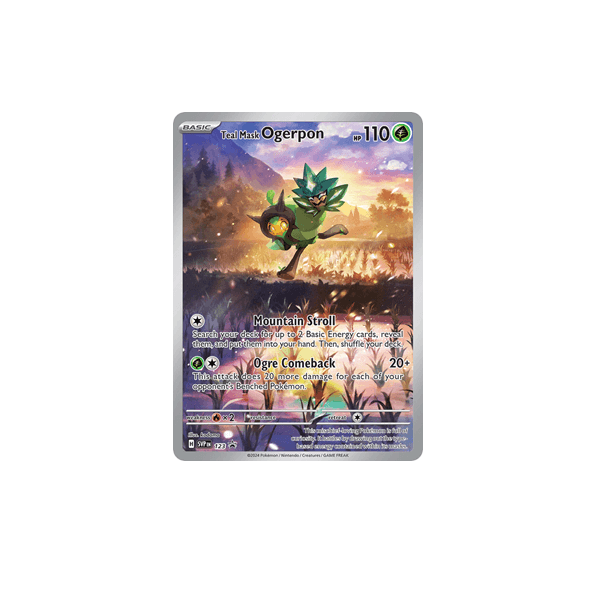 Ogerpon Teal Mask SVP EN 123 Promo