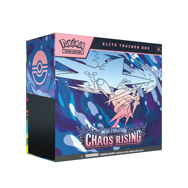 PREVENTA Pokémon TCG Chaos Rising Elite Trainer Box Espanol
