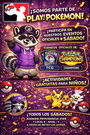 Cupo Torneo Pago Pokémon TCG Casual 25/04