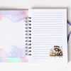 Cuaderno de Mapache sobre Rama con Elastico