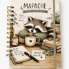 Planner Motivacional de Mapache Relajado