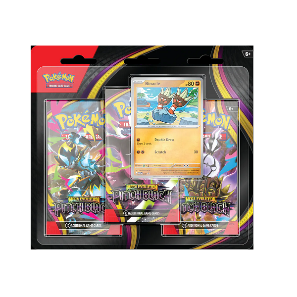 Pokemon TCG Pitch Black 3 Pack Blister English Pokemon TCG Pitch Black 3-Pack Blister English