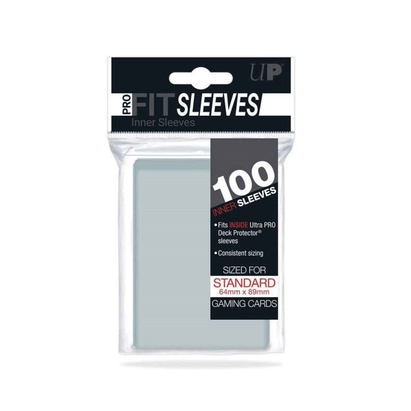UP Fundas Perfect Fit Tamaño Std Transparentes x100