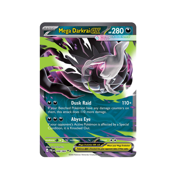 Mega Darkrai ex - 048/084 - ME05: Pitch Black (PBL)