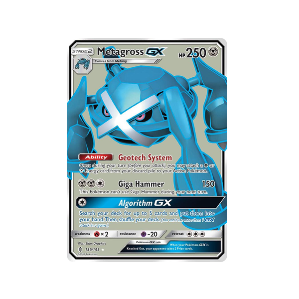 Metagross GX (Full Art) - SM - Guardians Rising (SM02)