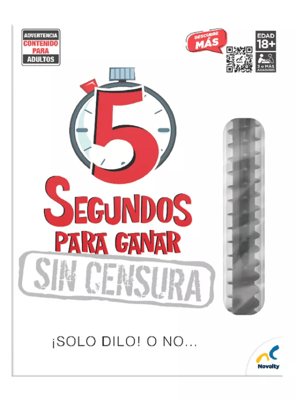 5 SEGUNDOS Juego de Mesa Adultos 5 Segundos para Ganar sin Censura