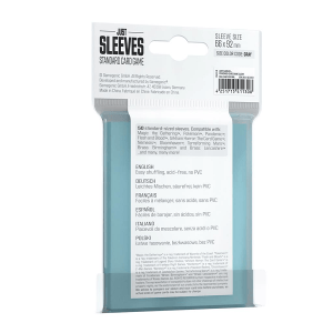 SLEEVES JUST SLEEVES STANDARD CARD GAME CLEAR